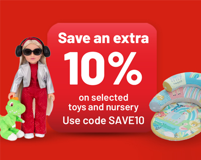 Save an extra 10% on selected toys with code SAVE10