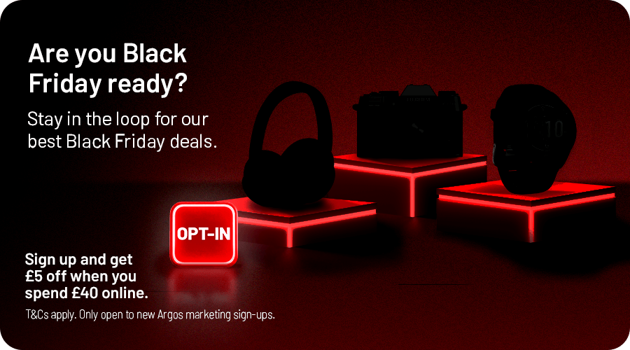 Sign up to receive a £5 off £40 code