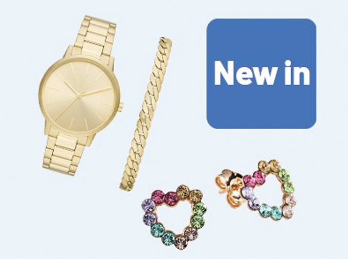 New jewellery and watches